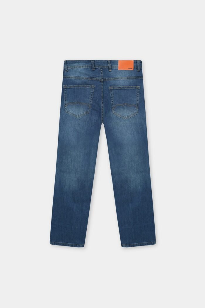 Acid Wash Slim Taper Jeans - Image 1