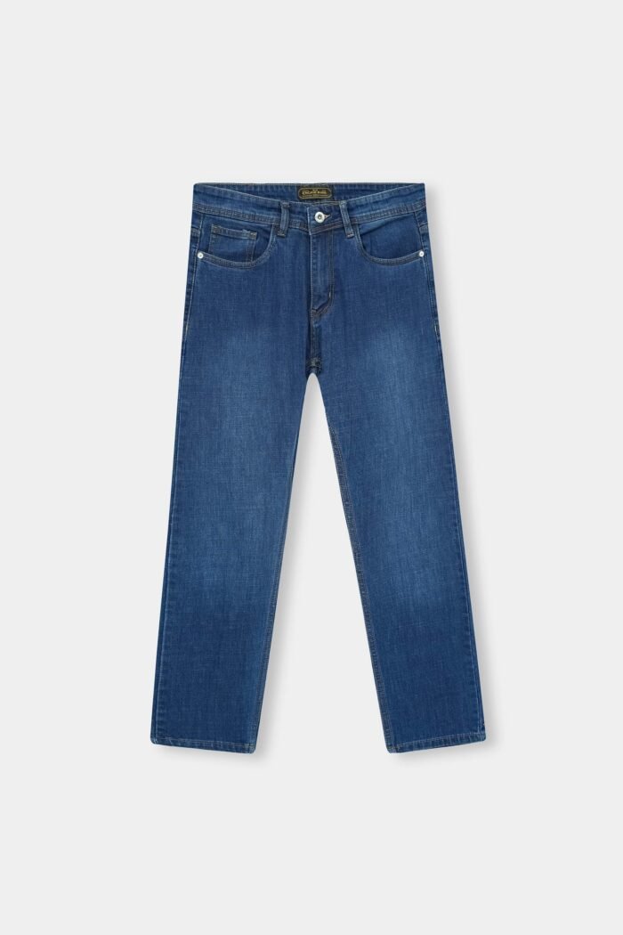 Relaxed Fit Stonewash Jeans - Image 1