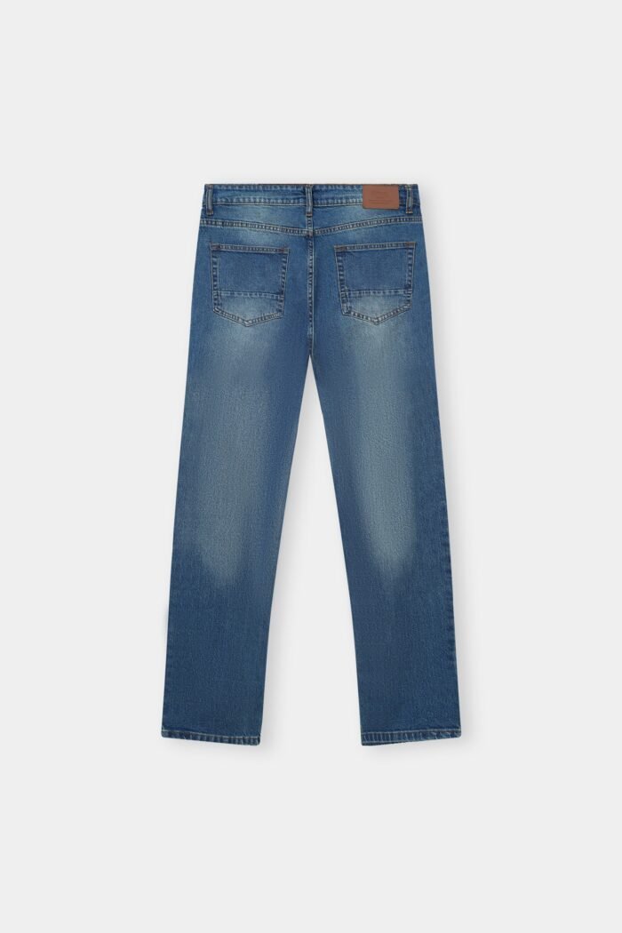 Black Coated Denim Jeans - Image 1